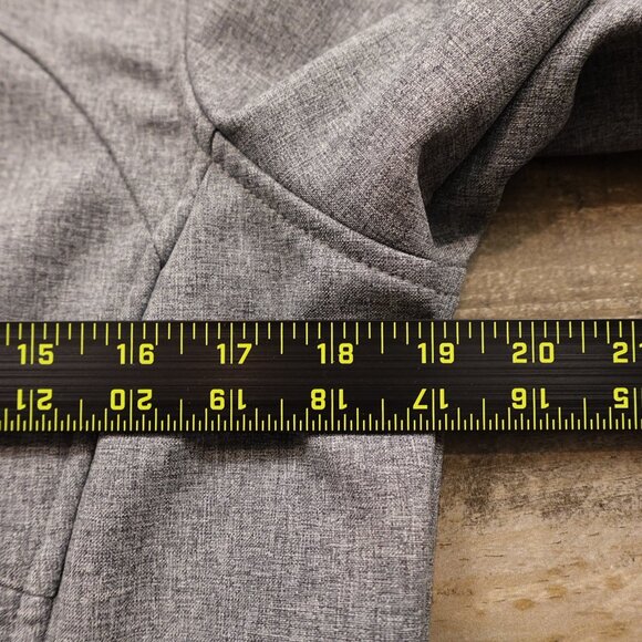 The North Face Apex Bionic Softshell Jacket Women’s Large Gray Heather Mint Zip - Picture 7 of 15